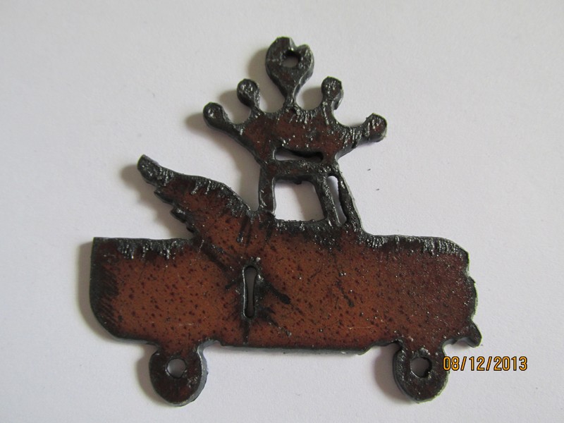 (image for) Vintage truck with wings & crown #TT034-TWC