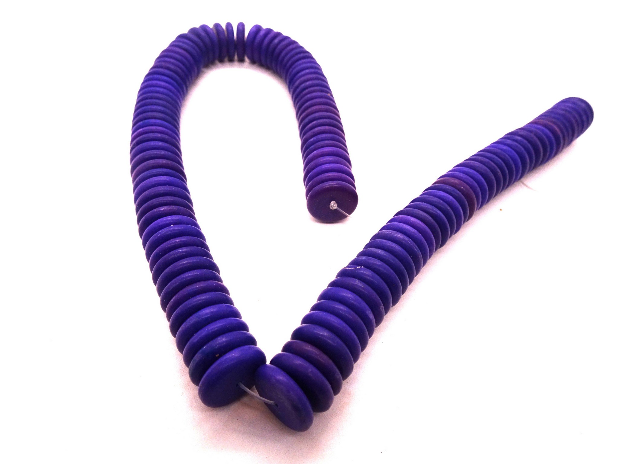 (image for) Purple rondell beads 4x14mm #1204-TU