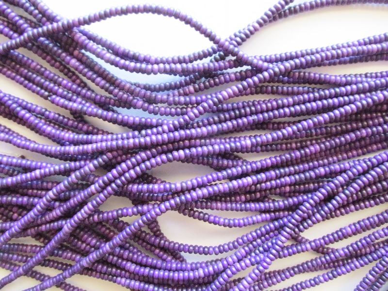 (image for) Purple small rondelle beads #1546