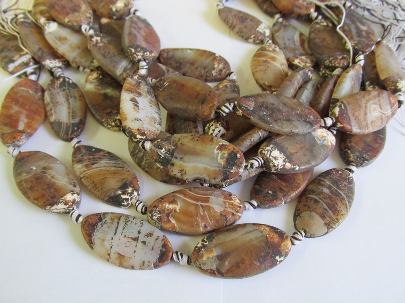 (image for) Brown crazy lace agate #1607