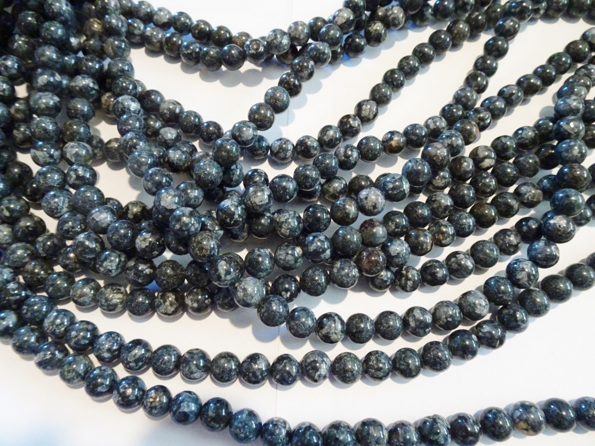 (image for) Gray stone beads 10mm #1944B