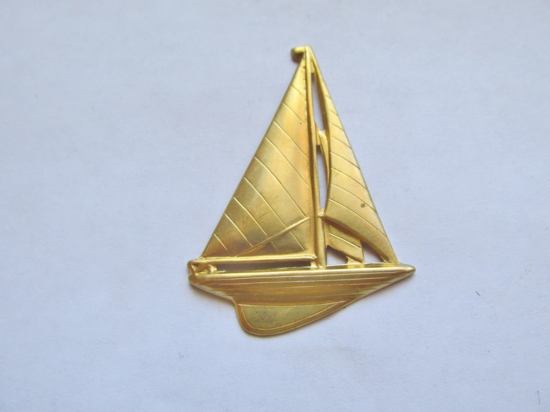 (image for) Raw Brass Sailboat #SAL4940