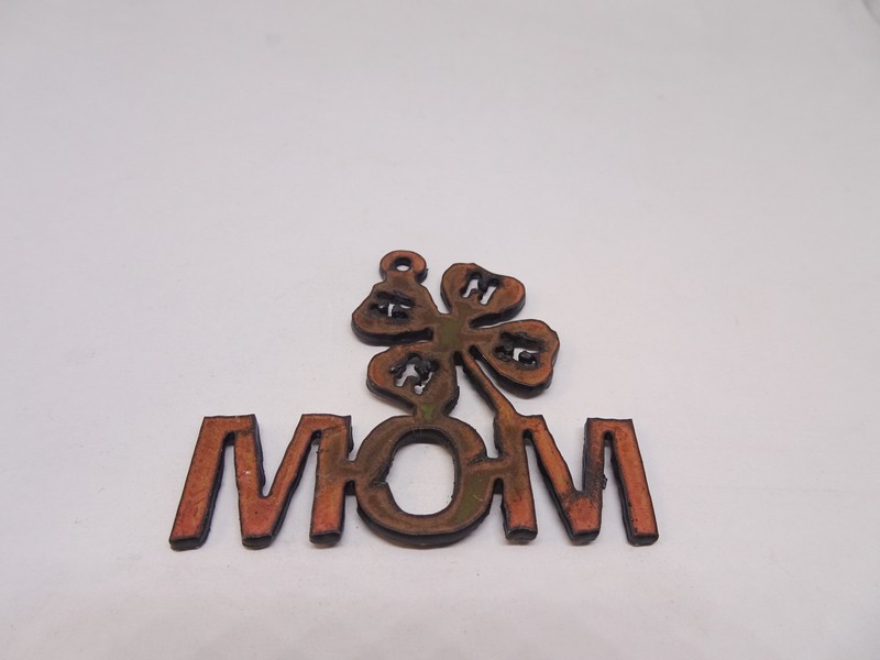 (image for) 4h Mom pendant coral color #BY002-coral