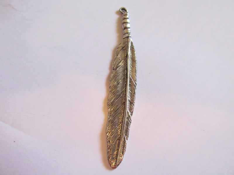 (image for) Feather pendant #6048-40