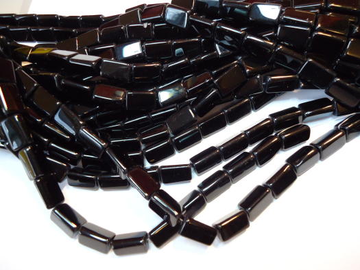 (image for) Black glass long triangle shaped #1039