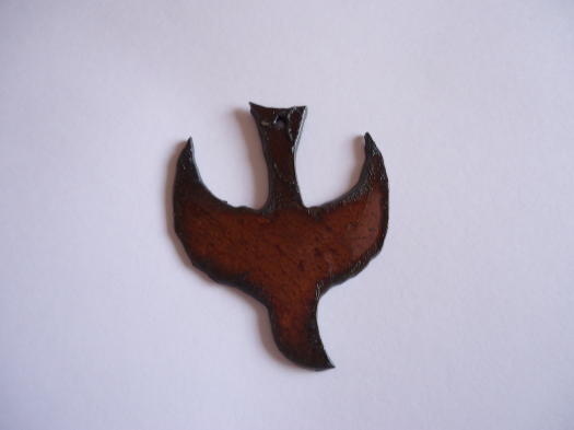 (image for) Bird rustic metal pendant #TT005 - Click Image to Close