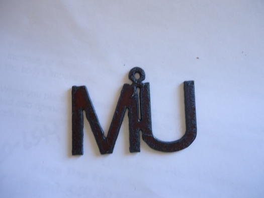 (image for) MU metal cutout pendant #MU