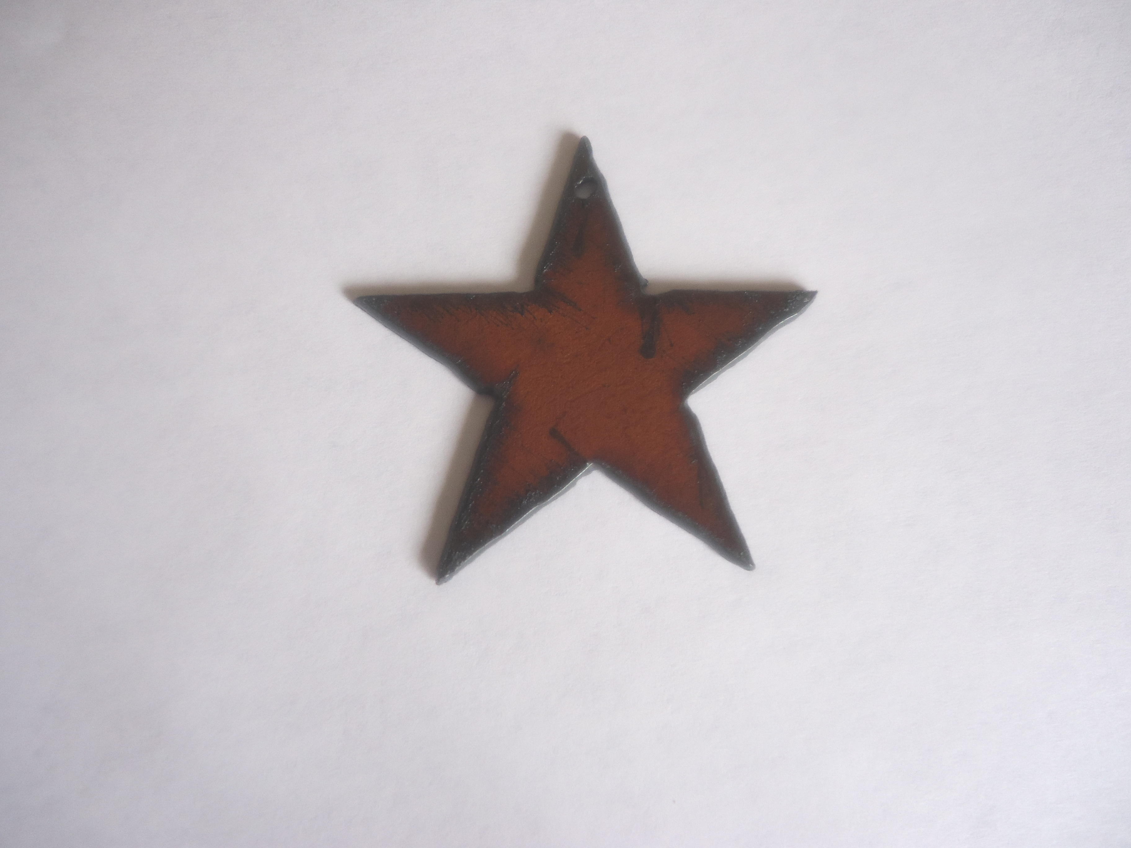 (image for) Star metal pendant #LS001
