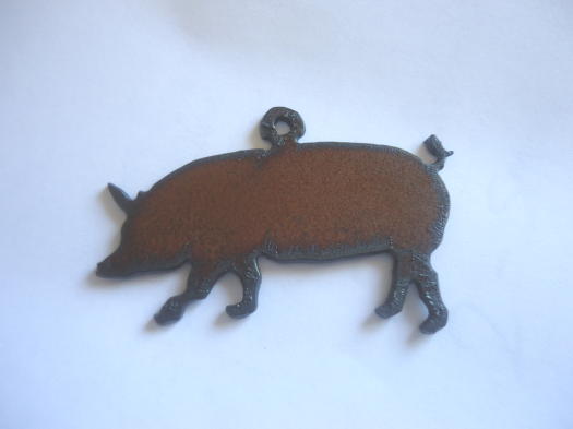 (image for) Pig metal pendant #BY008L