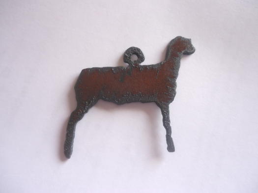 (image for) Lamb metal pendant #BY015