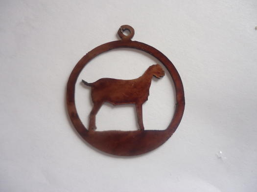 (image for) Goat in circle pendant #300-3008