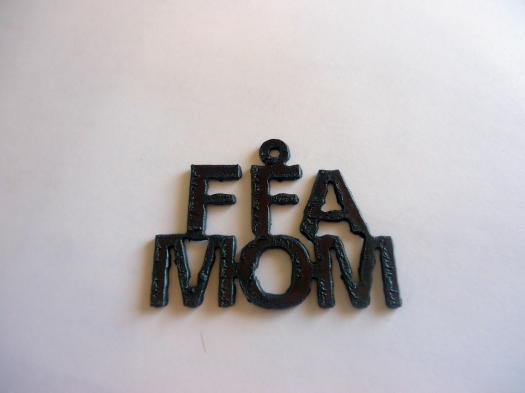 (image for) FFA MOM metal cutout pendant #BY005-L