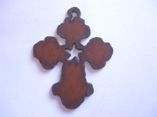 (image for) Chubby cross with star #CC006-2 1/2-S