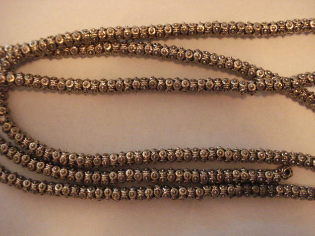 (image for) Silver tone beads #ZA19-S-3
