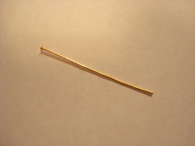 (image for) Head pins - Bright BRASS bag of 100 #PIN