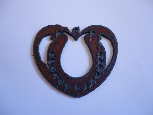 Heart with Horse shoe #SH0020 - Click Image to Close