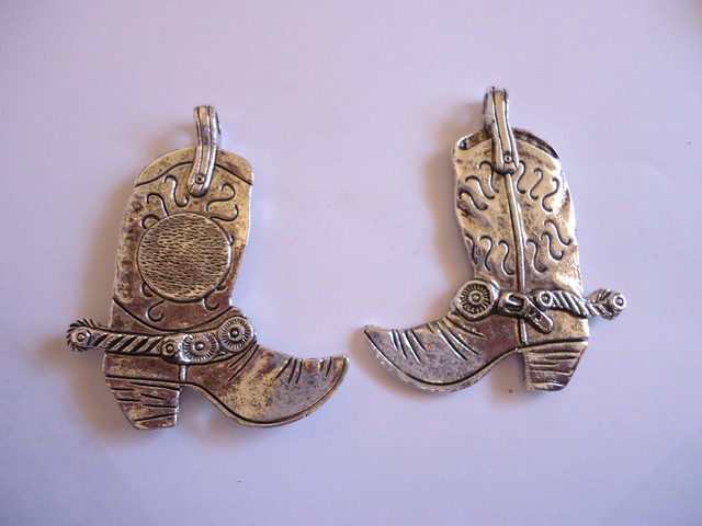 (image for) Cowboy boot pendant #RM-249
