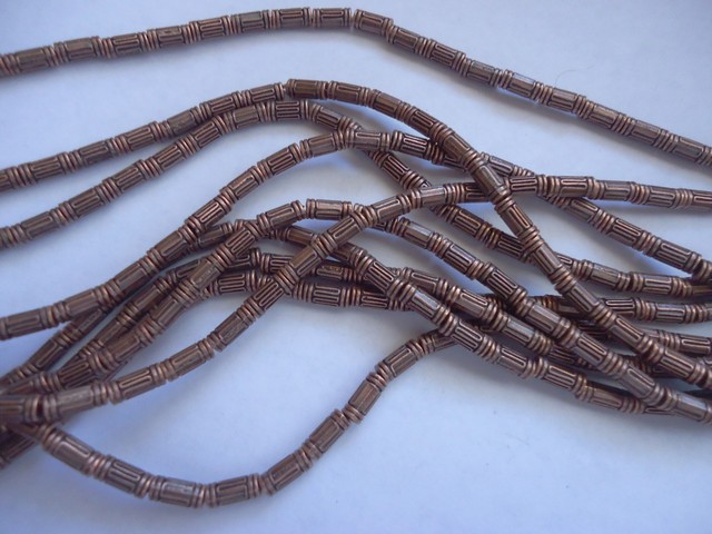 (image for) Copper zinc tube beads #ZA60-C-7