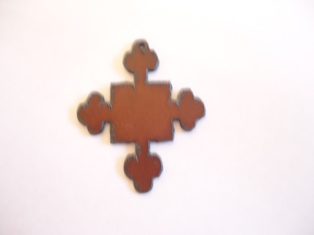 (image for) Cross with 1" square #CC005-sq