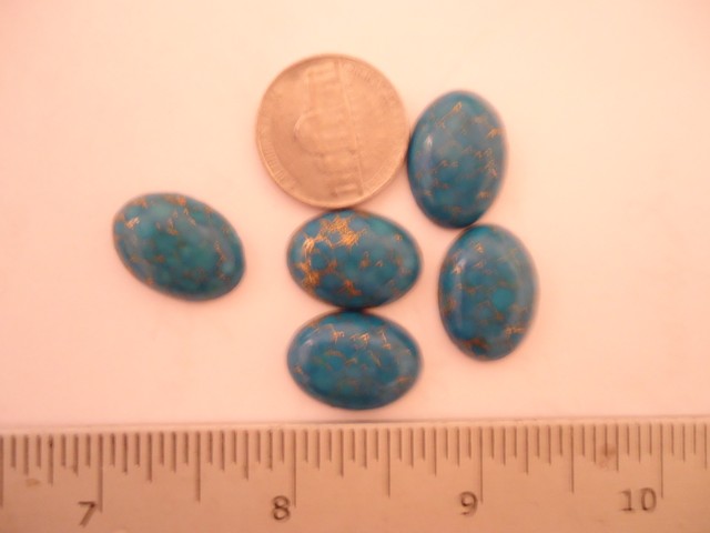 (image for) 14x19mm Lapis Oval Cabochons (Bag of 5) #CAB-21