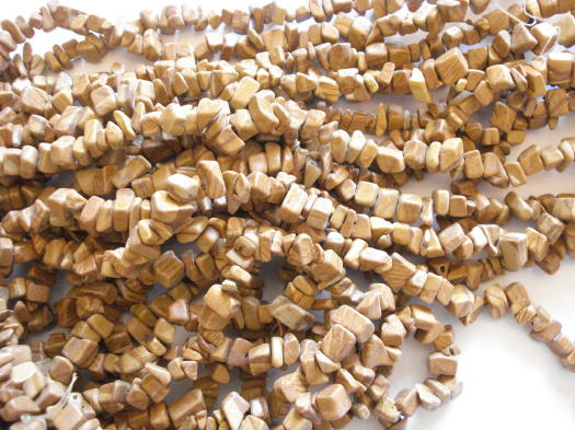 (image for) Brown jasper chip beads #SS1161