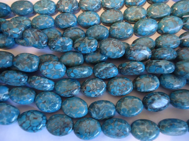 (image for) Turquoise Fossil stone #1428