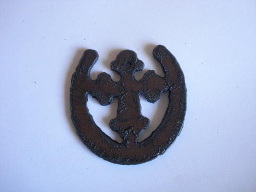 (image for) Horse shoe w/cross #RR003/6 - Click Image to Close