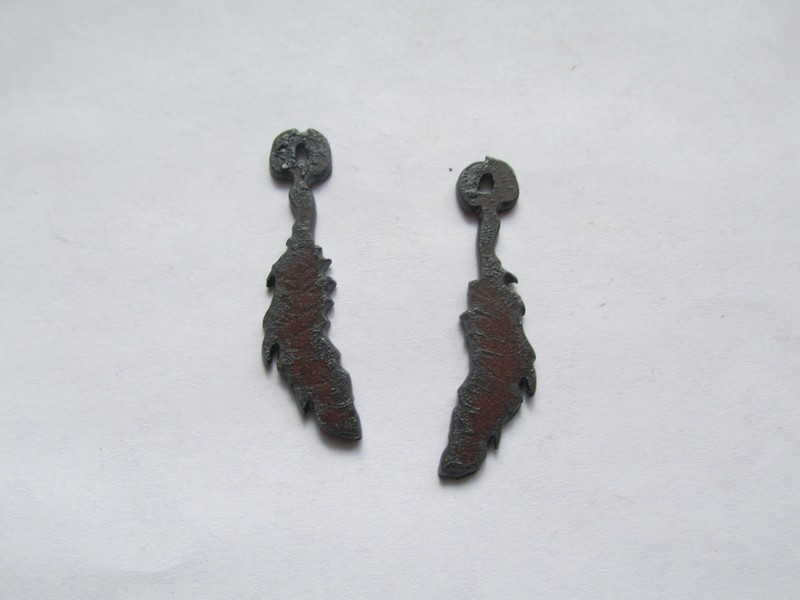 (image for) Feather Earrings (set) # TT003- 1 1/2
