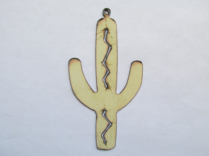 (image for) Cactus 4" Pendant (OFF WHITE) #WKS-28 - Click Image to Close
