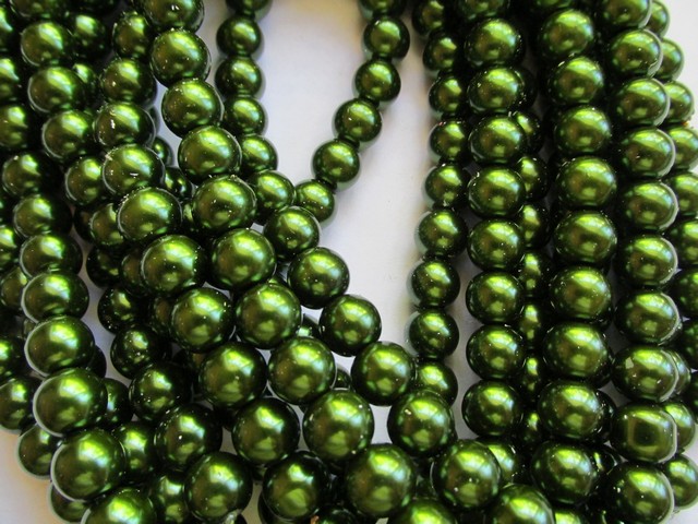 (image for) Olive Green 10mm rounds #1799