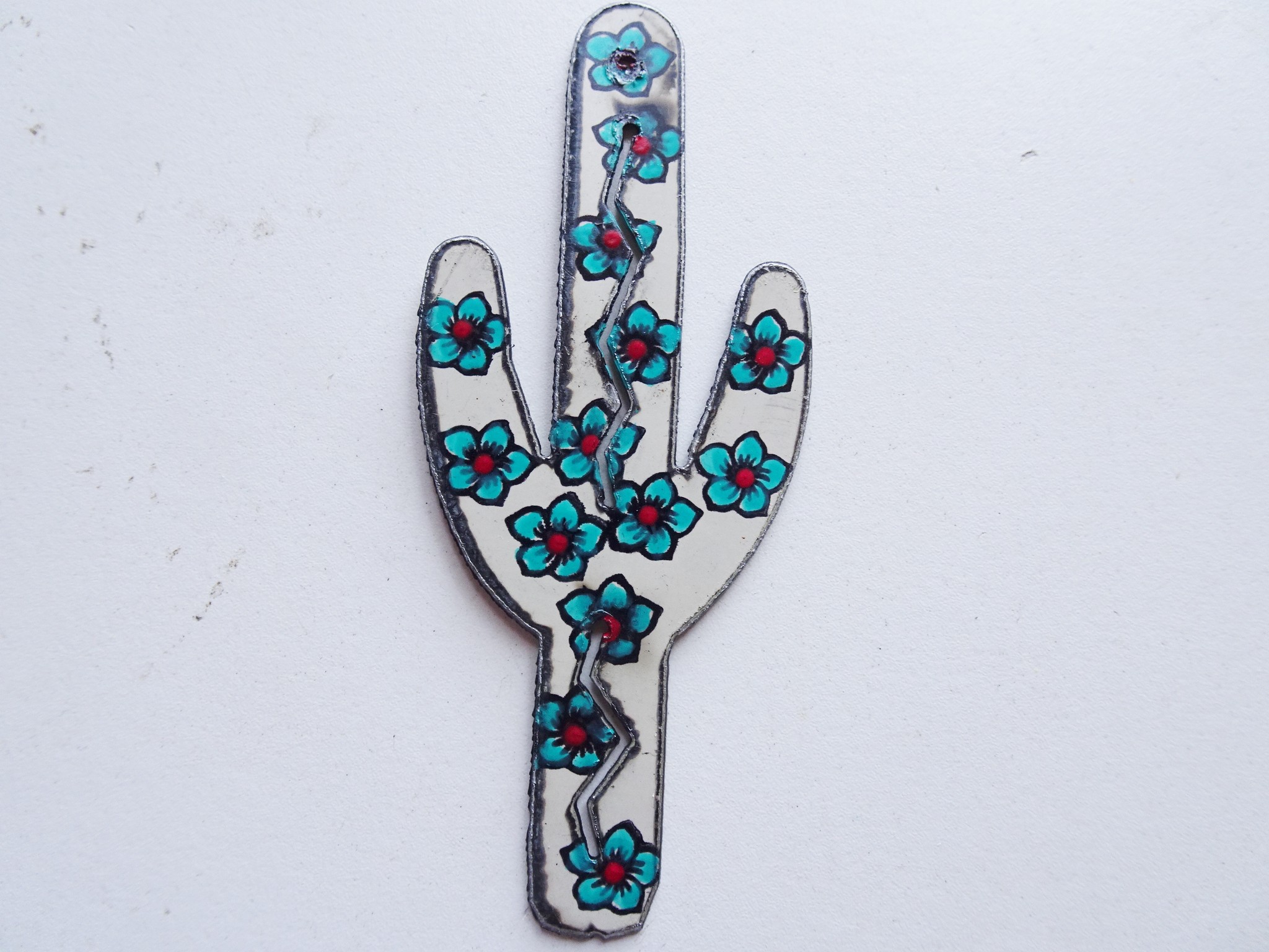 (image for) Cactus hand painted 2 3/4" #RM-465b