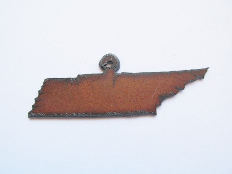 (image for) Tennessee Rustic metal pendant - Click Image to Close