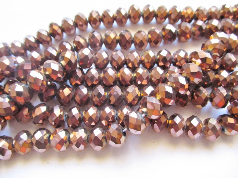 (image for) Bronze Faceted Crystals #1682
