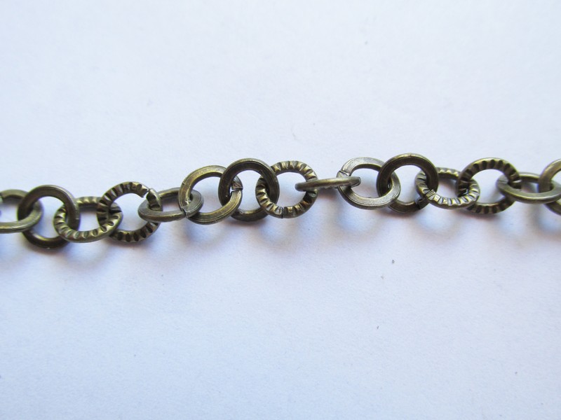 (image for) Antique Bronze 10mm round chain (per Foot) #ZYEH - Click Image to Close