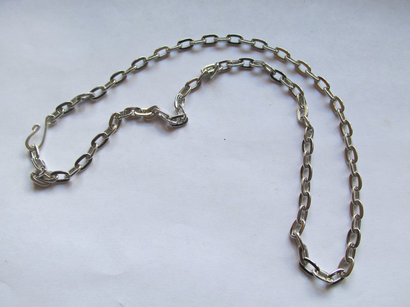 (image for) Necklace 20" Antique Silver Chain #RCH-2
