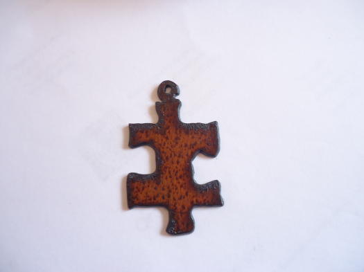 (image for) Autism Puzzle piece pendant #RMTT050-L