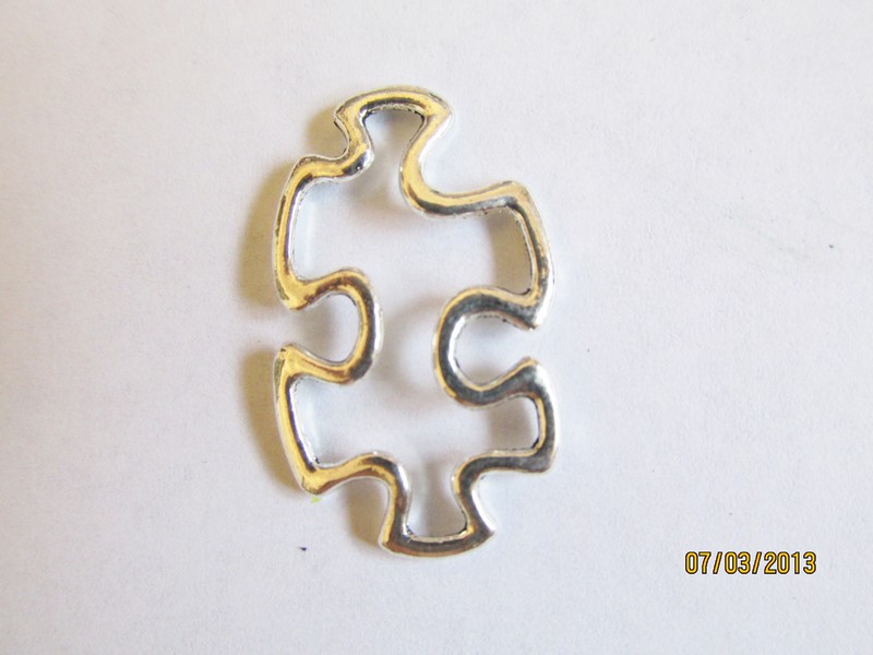 (image for) Connector - Autism Awareness Puzzle piece #CON9
