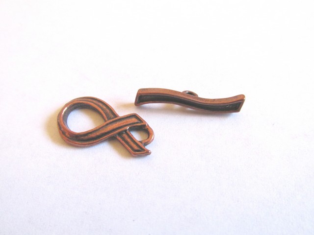 (image for) Toggles - Awareness ribbon copper(set of 10) #TOG4