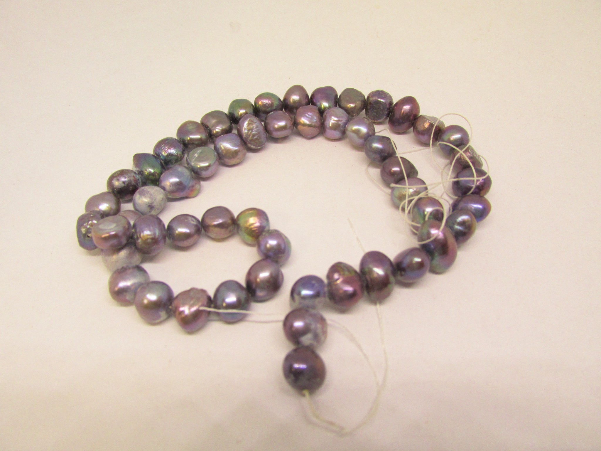 (image for) Blue fresh water pearls 9mm #1323-TU