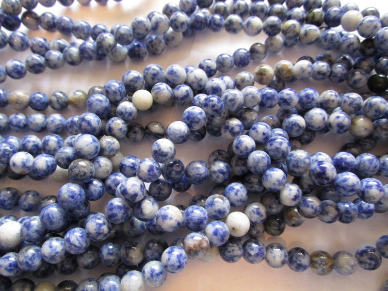 (image for) Blue Sodalite round beads 8mm #1752