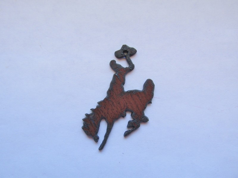 (image for) Bronc Rider Charm / Small Pendant #RR011-CH