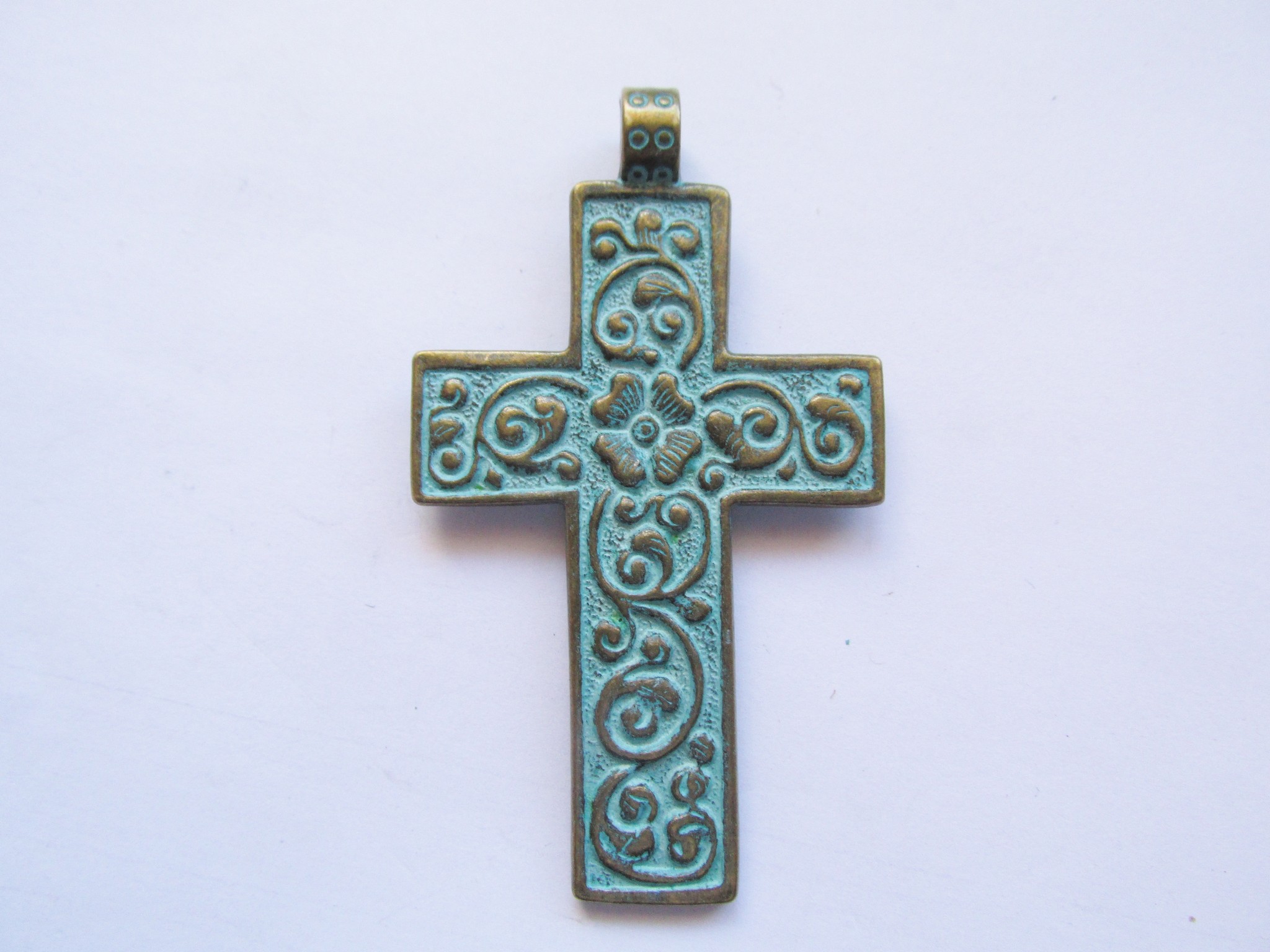 (image for) Cross bronze patina #HU13-60