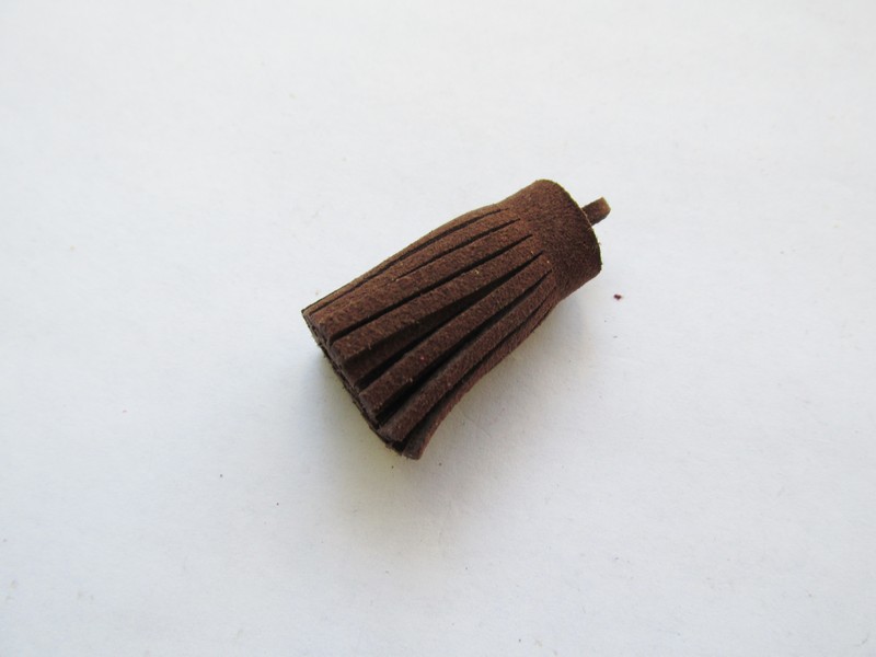 (image for) Suede tassel for Bracelet Brown #BS-500 - Click Image to Close