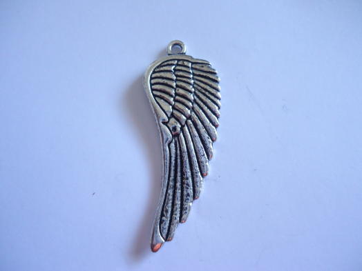 (image for) Wing antique silver alloy #PP45