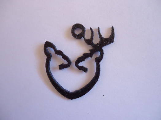 (image for) Buck and Doe charm / earrings #opGO013-1.25