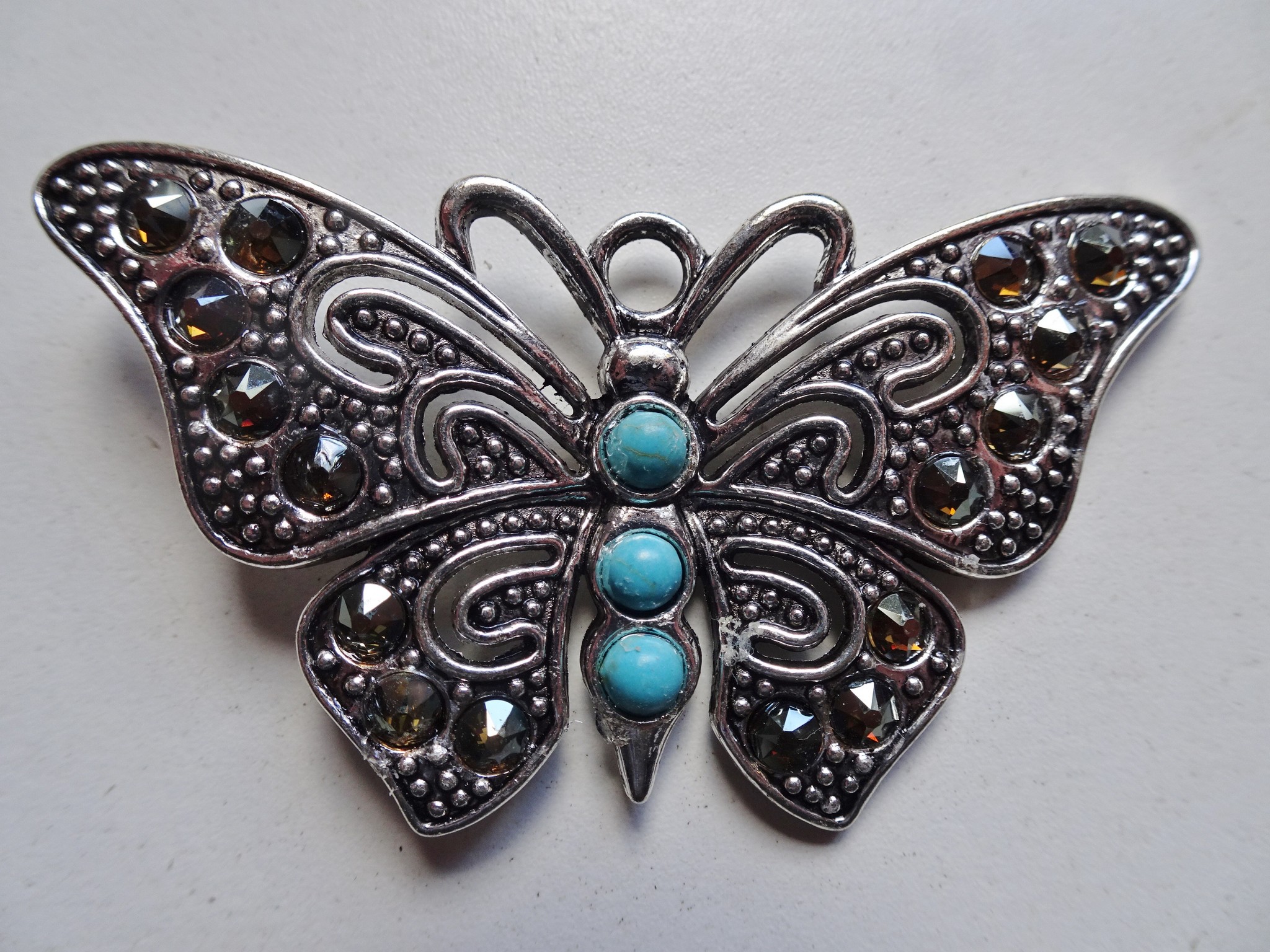 (image for) Butterfly silver pendant #Pen-4