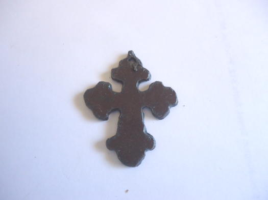 (image for) Cross metal cutout charm #CC006-1.25