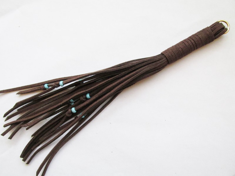 (image for) Suede Tassel Chocolate Brown - Long