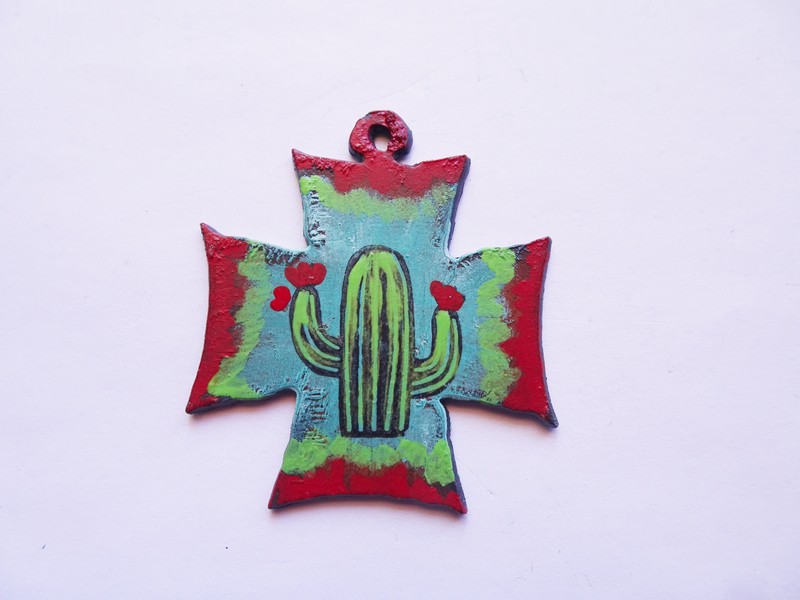(image for) Chopper cross with cactus #RM-59