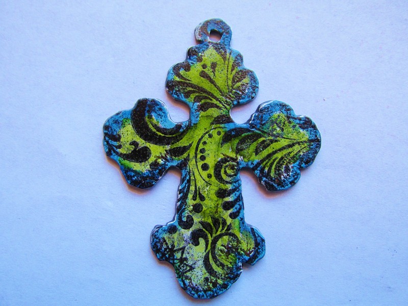 (image for) Chubby cross with designs #CC006-des